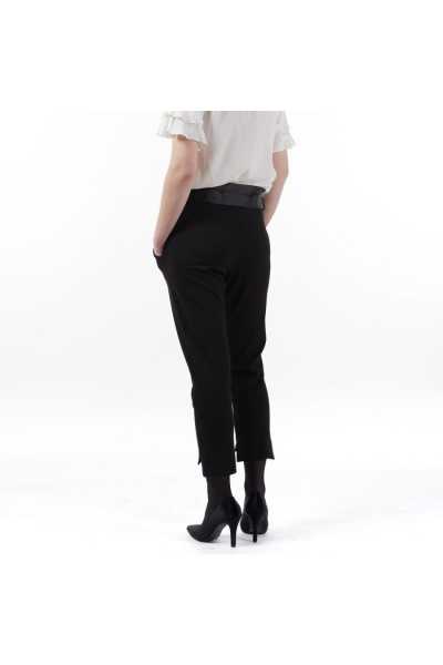 Poussière d'étole Pantalon noir fantaisie