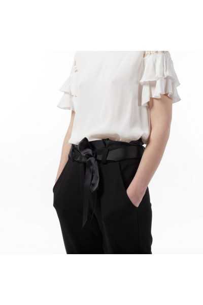 Poussière d'étole Fancy black trousers