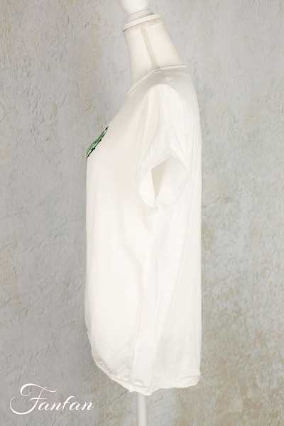 Orientique Naturally Top Embellished 1248 Cactus White