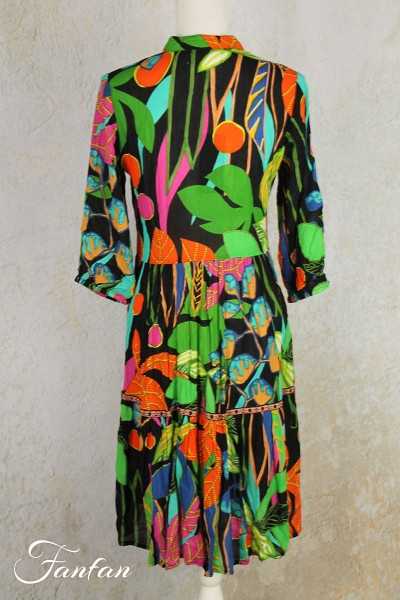 Orientique Naturally Robe Nicossia Embellished 9179 Print