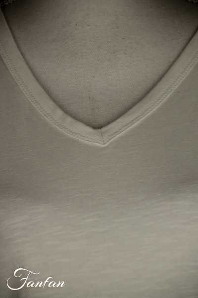 Orientique Naturally Top Essentials V Neck 1246 White