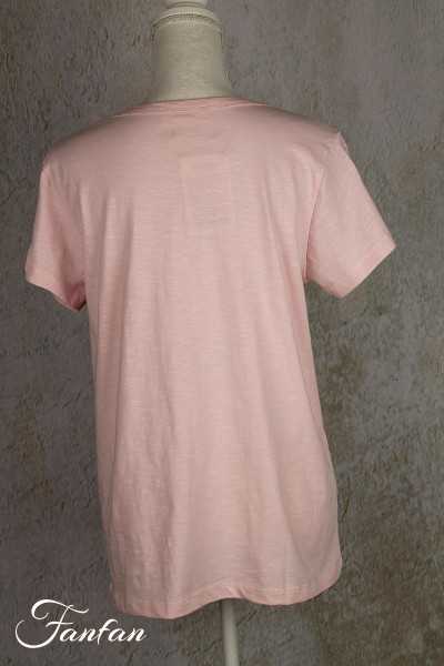 Orientique Naturally Top Essentials V Neck 1246 Strawberry Cream