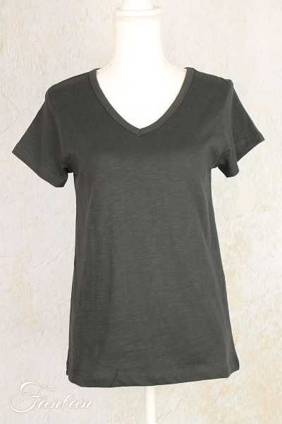 Orientique Naturally Top Essentials V Neck 1246 Black