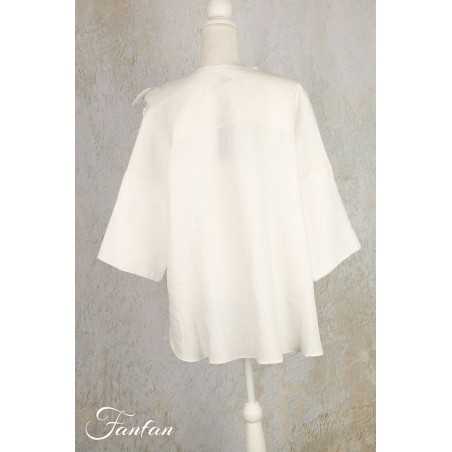 Bize Veste BZE1197 en Lin White