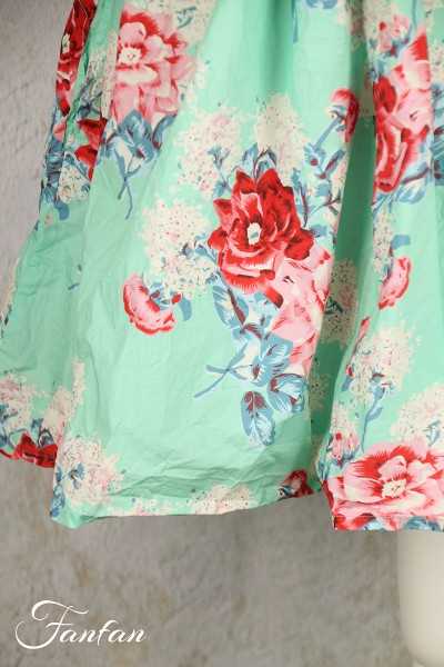 Ewa I Walla Tunique Jill 33360 Turquoise Flower