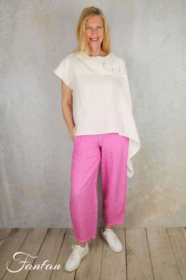 Bize Blouse asymétrique BZE143 white