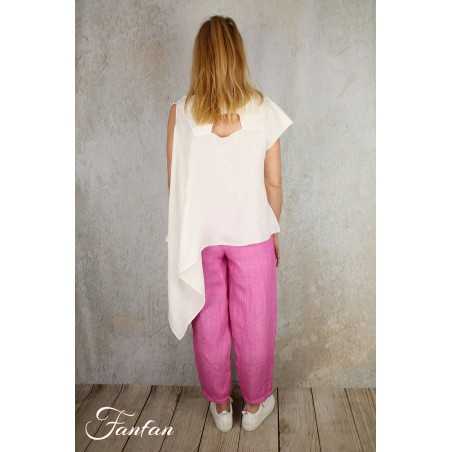 Bize Blouse asymétrique BZE143 white