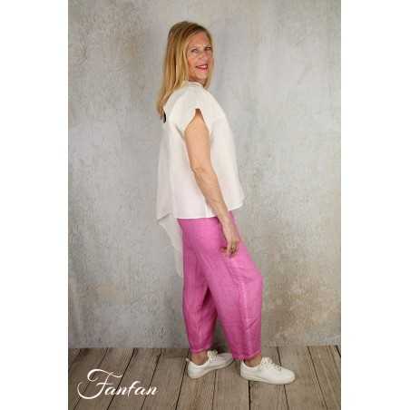 Bize Blouse asymétrique BZE143 white