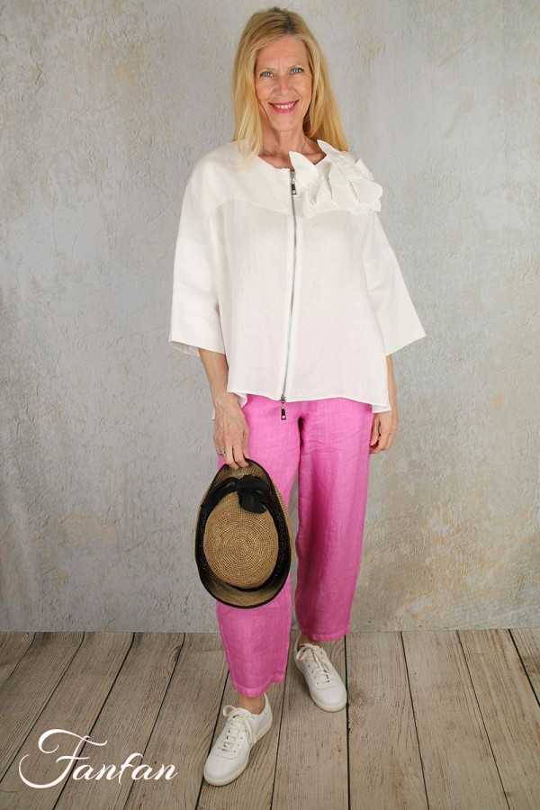 Bize Veste BZE1197 en Lin White
