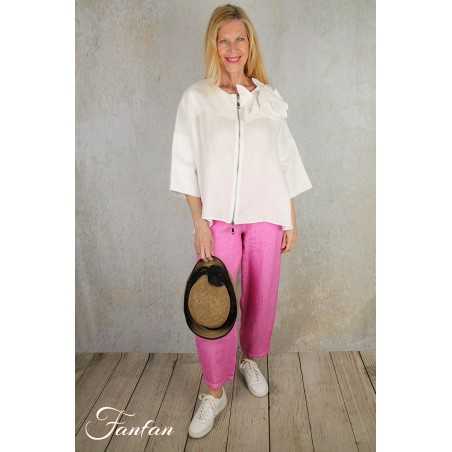 Bize Veste BZE1197 en Lin White