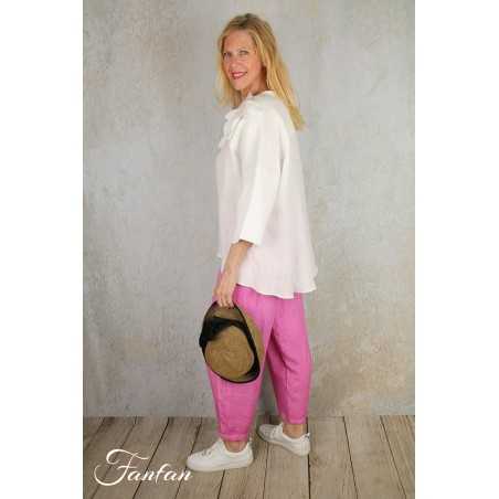 Bize Veste BZE1197 en Lin White