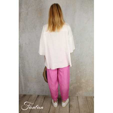 Bize Veste BZE1197 en Lin White