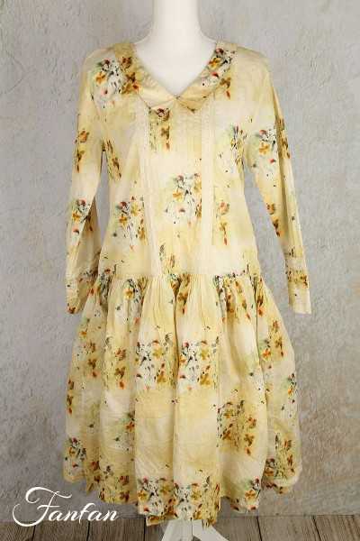 Robe En Coton Ewa I Walla - Coupe Trapèze, Longueur Asymétrique - Taille Grande - Neuf Avec étiquettes