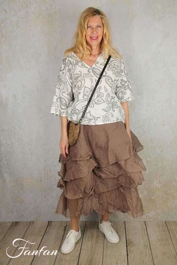 Elemente Clemente Blouse Lito Eucalyptus