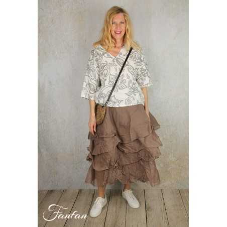 Elemente Clemente Blouse Lito Eucalyptus