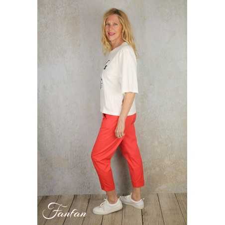 Elemente Clemente Pantalon Geisha coral