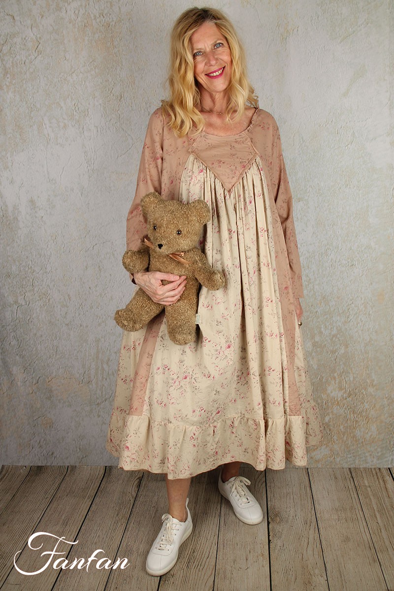 Les Ours Passion Dress Liberty Vieux Rose