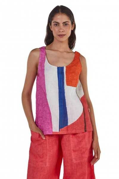 Elemente Clemente Top Soyo Orchidée multicolore