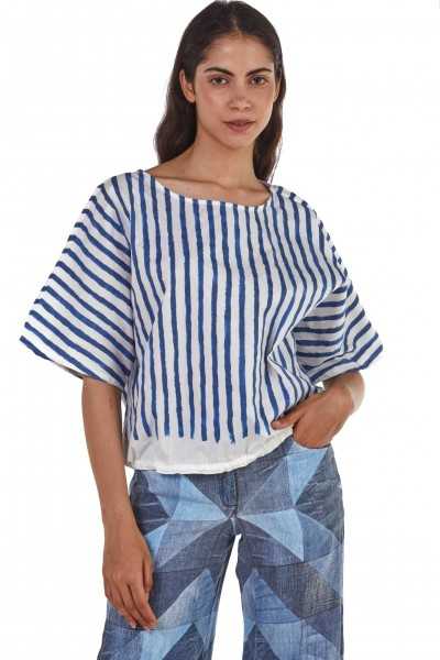 Elemente Clemente Blouse rayée Abigi Saphir