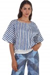Elemente Clemente Blouse rayée Abigi Saphir