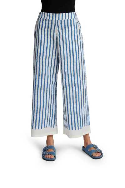 Elemente Clemente Pantalon rayé Sogo Saphir