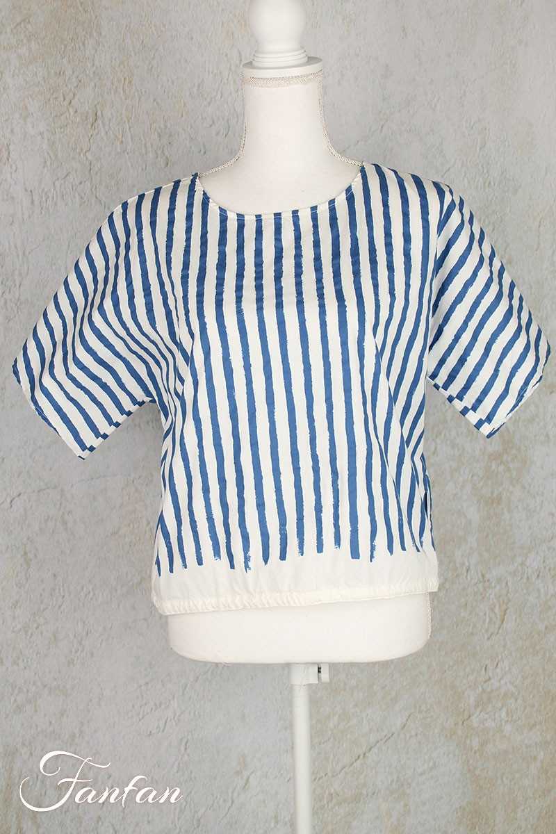 Elemente Clemente Blouse rayée Abigi Saphir