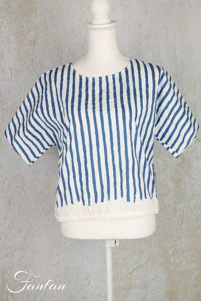 Elemente Clemente Blouse rayée Abigi Saphir