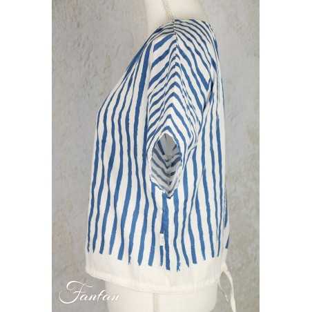 Elemente Clemente Blouse rayée Abigi Saphir