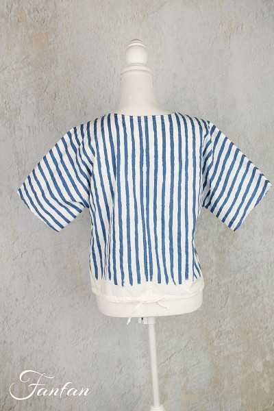 Elemente Clemente Blouse rayée Abigi Saphir