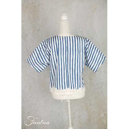 Elemente Clemente Blouse rayée Abigi Saphir