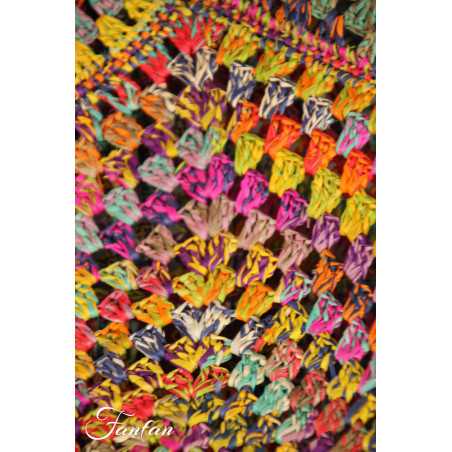 Rabarany Sac en rafia Ramena basic multicolore