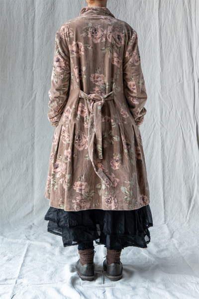 Les Ours Veste Lava en Velours Fleur Rose 1