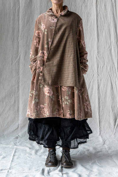 Les Ours Veste Lava en Velours Fleur Rose