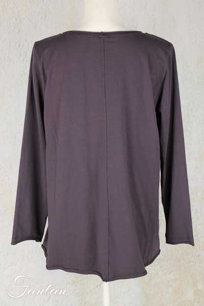 Grizas Blouse en Coton gris-mauve 52571-T29-297