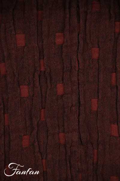 Grizas Blouse en soie et lin chocolat 51849-L279-289