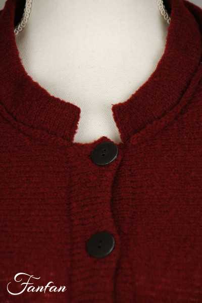 Grizas Veste en maille Bordeaux 65178-R1-973