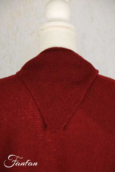 Grizas Veste en maille Bordeaux 65178-R1-973