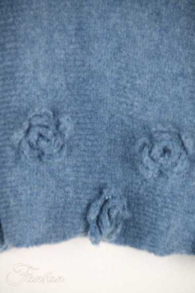 Grizas Pull en maille Bleu 6678-R1-809