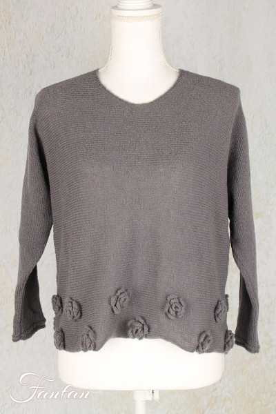 Grizas Pull en maille Mauve 6678-R1-262