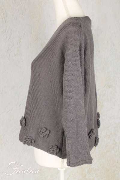Grizas Pull en maille Mauve 6678-R1-262