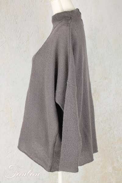 Grizas Pull ample en maille gris-mauve 61048-R1-262