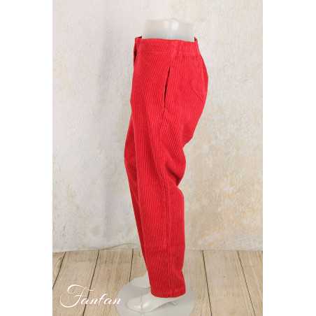 Mes Soeurs & Moi Pantalon Break Chili en Coton