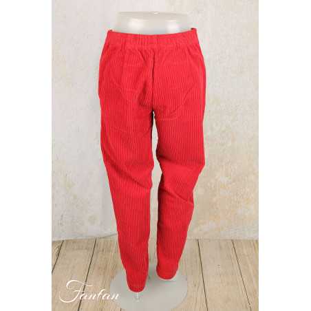Mes Soeurs & Moi Pantalon Break Chili en Coton