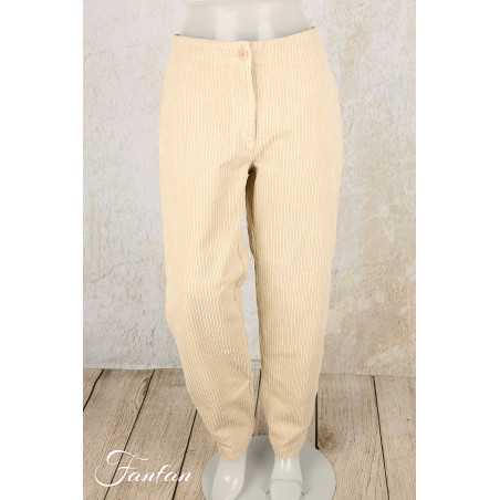 Mes Soeurs & Moi Pantalon Break Grege en coton