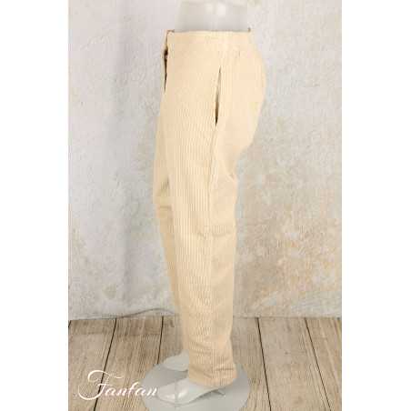 Mes Soeurs & Moi Pantalon Break Grege en coton