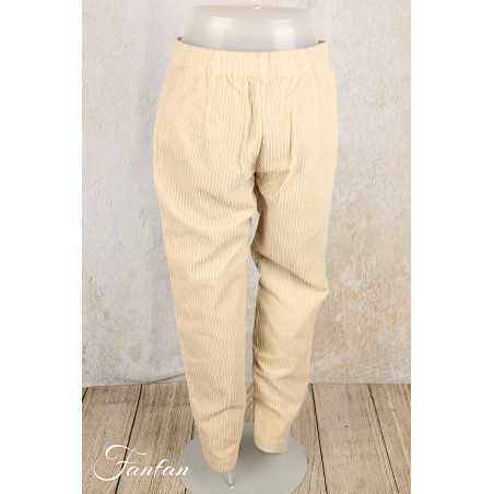 Mes Soeurs & Moi Pantalon Break Grege en coton