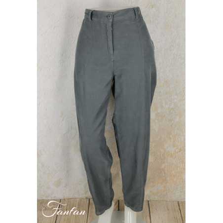 Mes Soeurs & Moi Pantalon Aubépine velours côtelé cendre