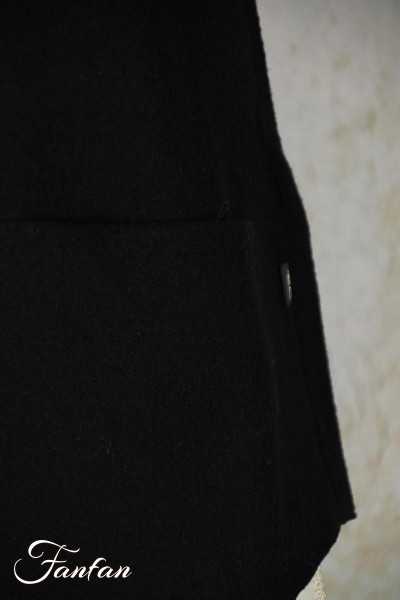 Elemente Clemente Gilet Junai sans manches en laine noir