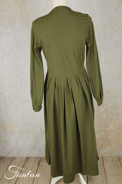 Elemente Clemente Robe Maheba popeline bio khaki