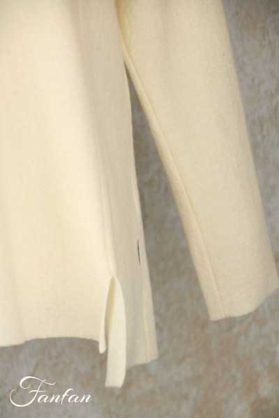 Elemente Clemente pull Krobi laine non teintée écru